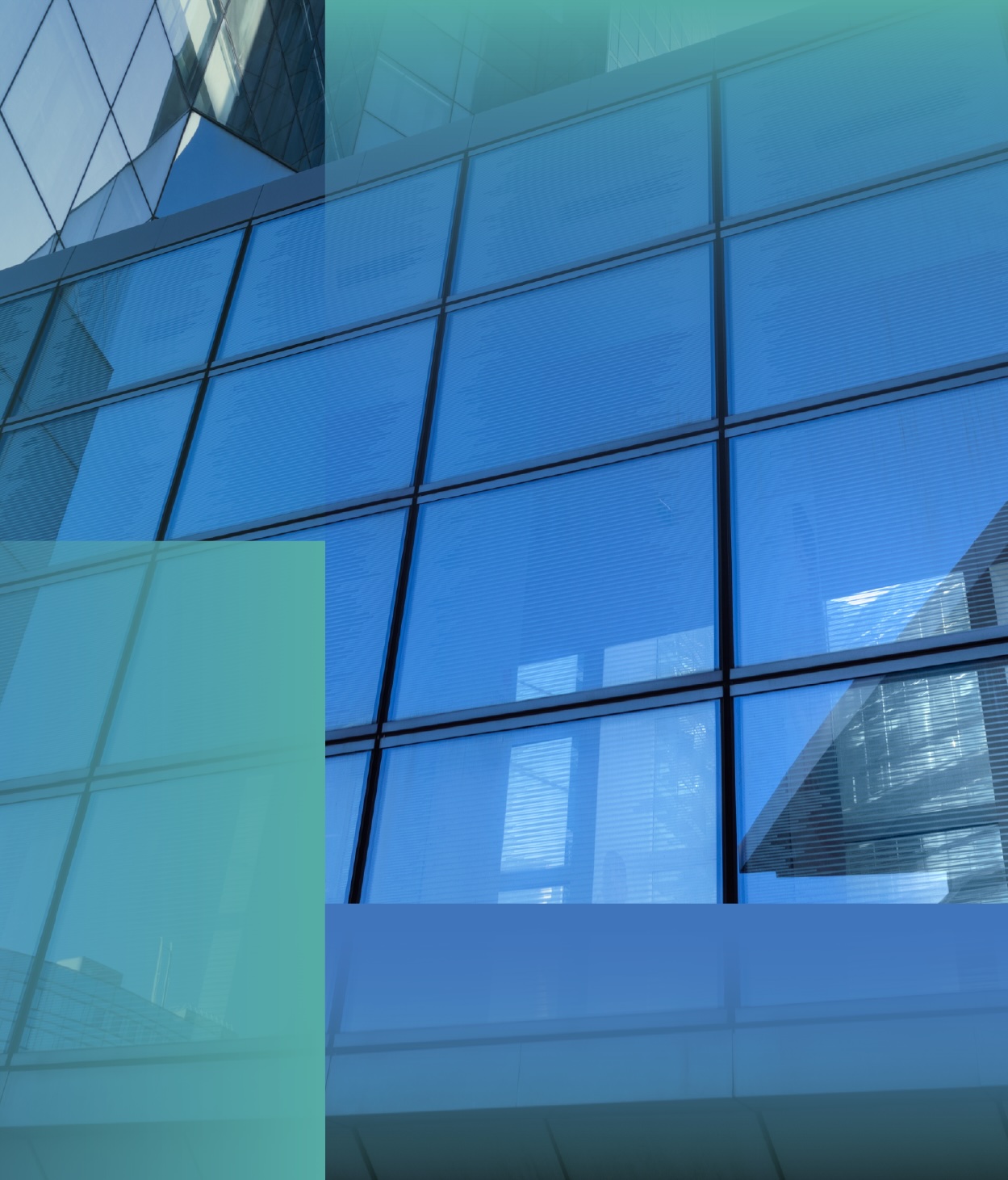 Windows on an office building