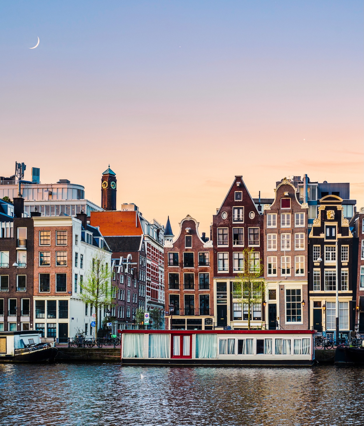 Waterfront destrict in Amsterdam